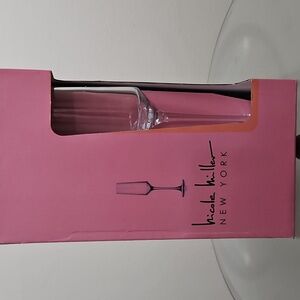 Nicole Miller Champagne Flutes